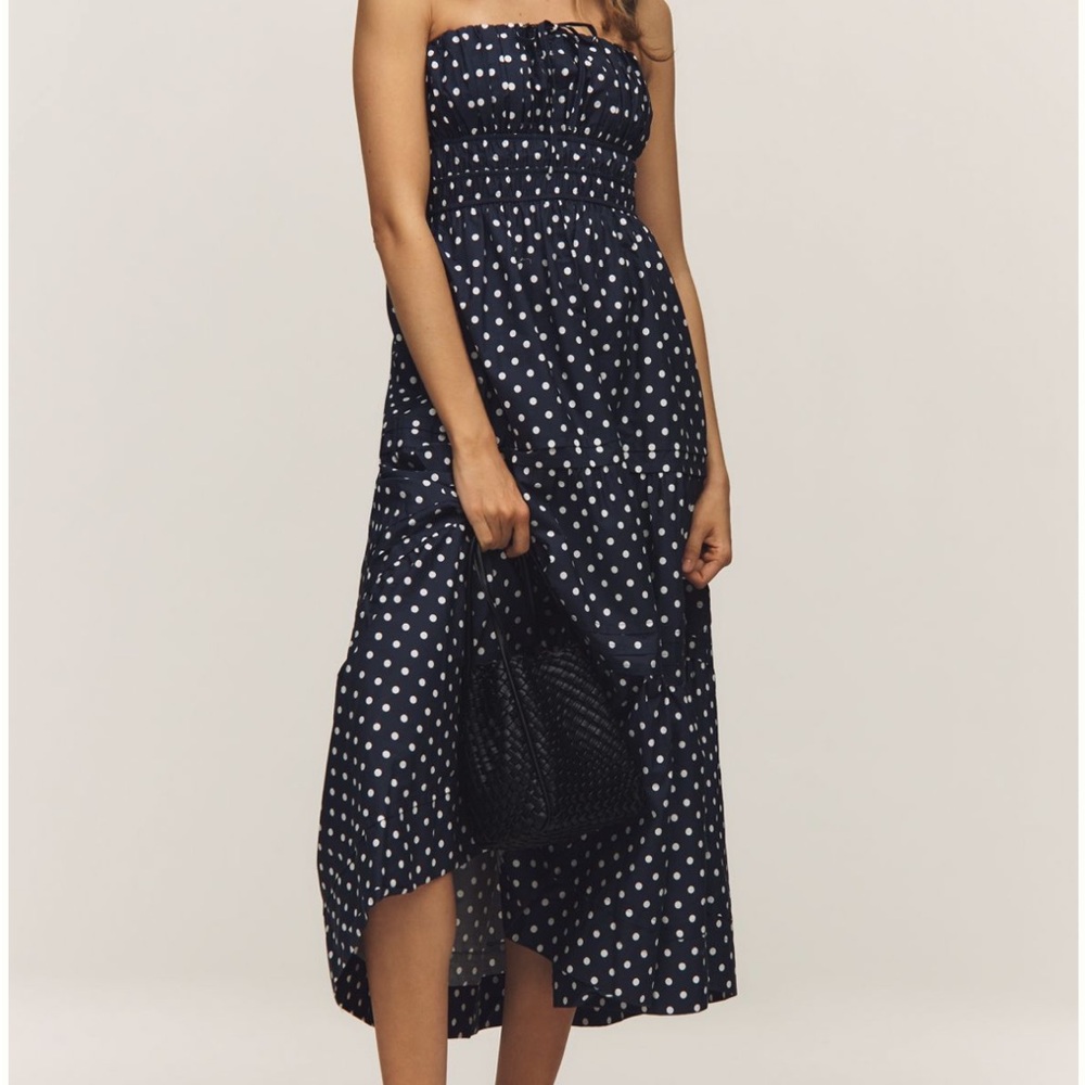 Anthropologie Somerset Maxi Strapless Dress